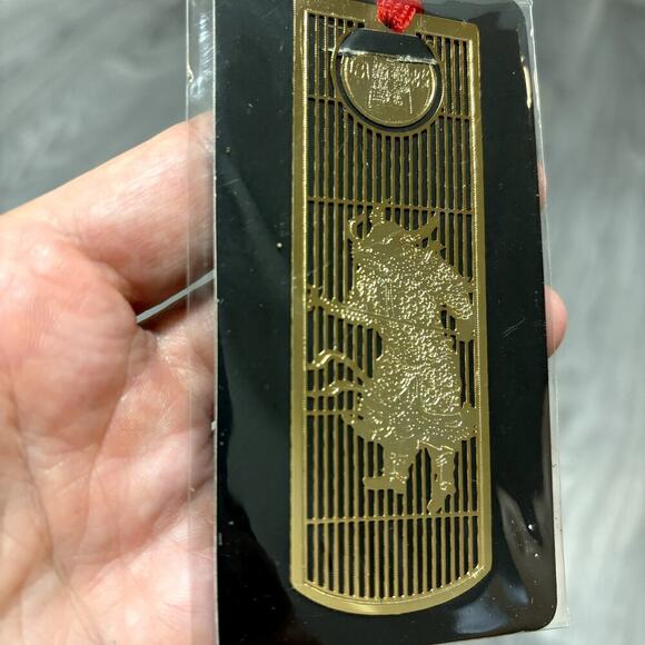 NWT National Palace Museum Taiwan 24K Gold Plated Brass Book Mark Lot of 2 - Picture 4 of 5